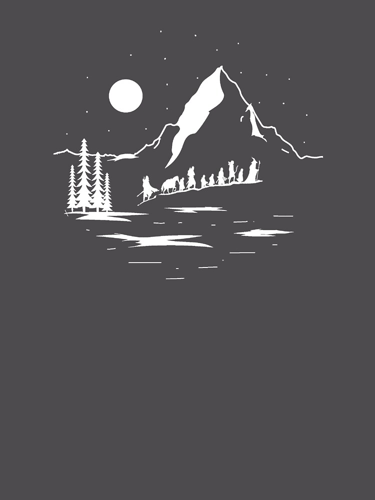 Fellowship Of The Ring Unisex Hoodie Pullover Casual Streetwear Graphic Print 3