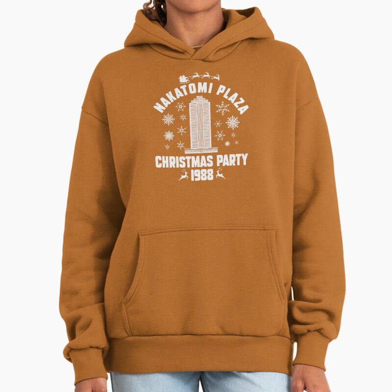 Nakatomi Plaza  Unisex Hoodie Pullover Casual Streetwear Graphic Print 2