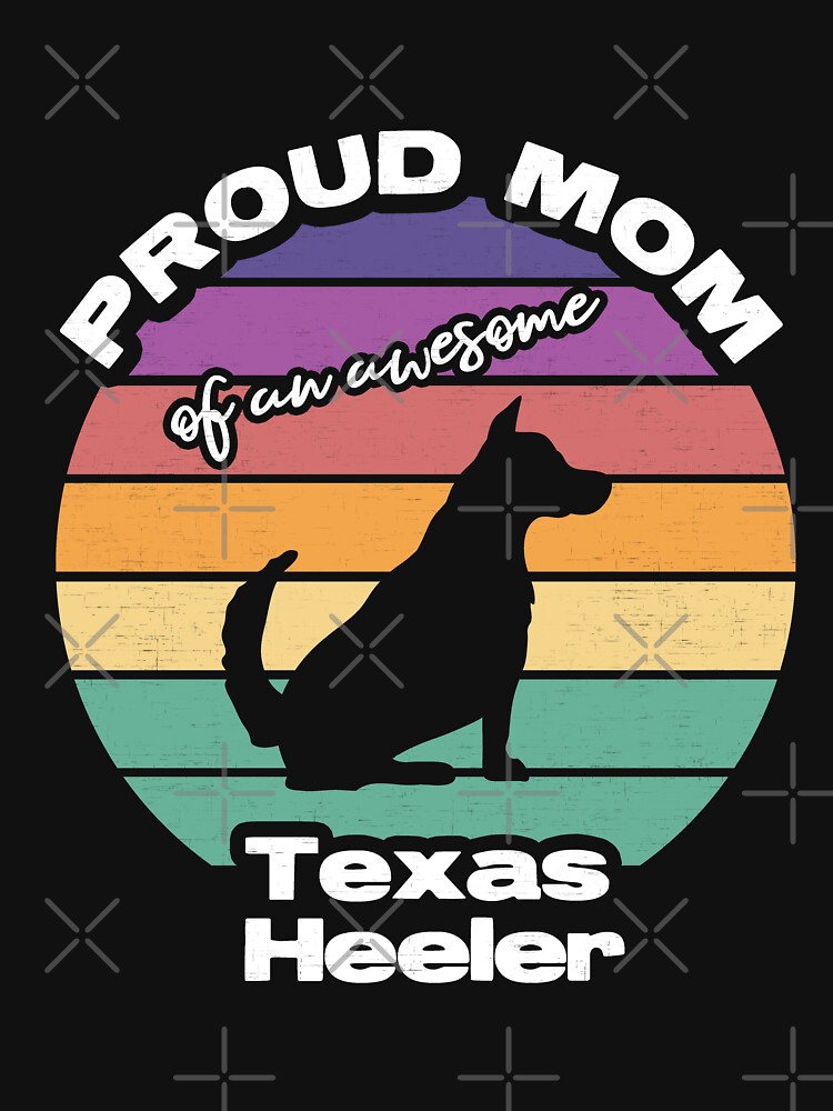 Proud Mom Of An Awesome Texas Heeler Unisex Hoodie Pullover Casual Streetwear Graphic Print 3