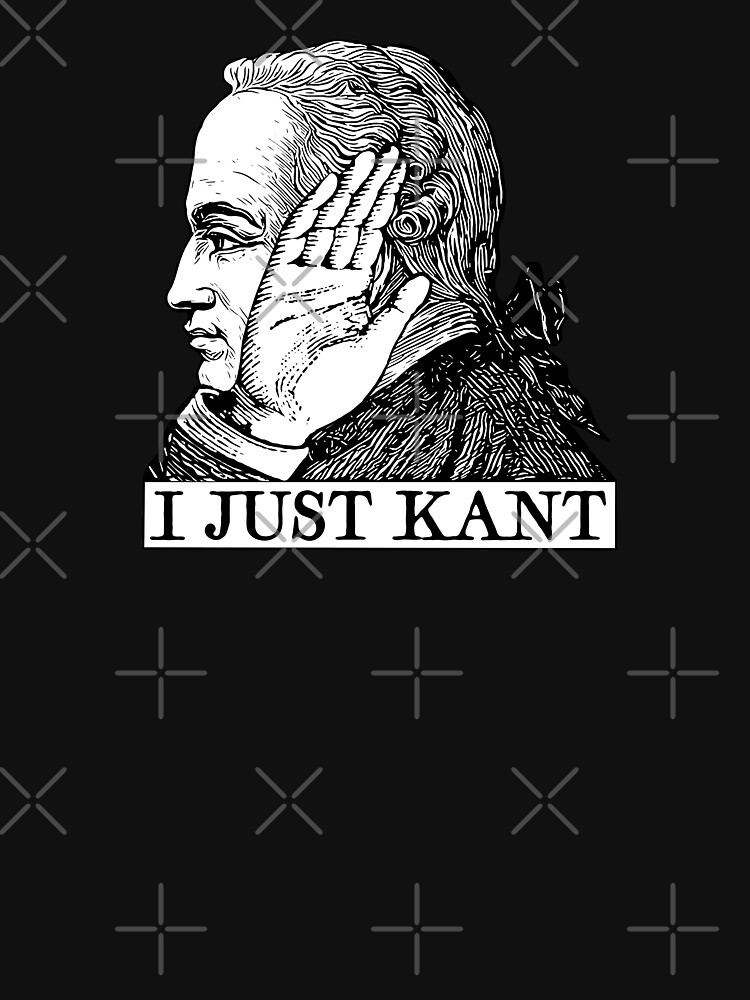 I Just Kant Unisex Hoodie Pullover Casual Streetwear Graphic Print 3