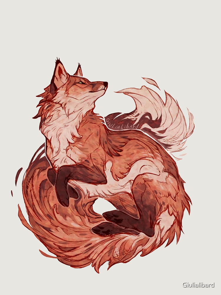 Red Fox 2018 Redraw Unisex Hoodie Pullover Casual Streetwear Graphic Print 3