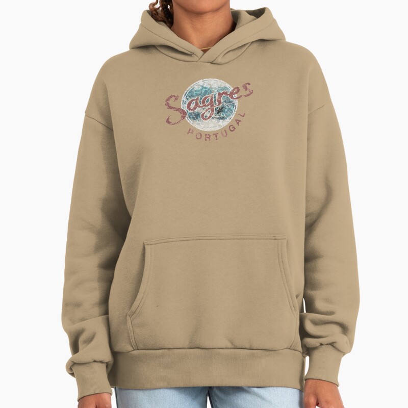 Portugal Sagres Vintage Surfing Unisex Hoodie Pullover Casual Streetwear Graphic Print 2