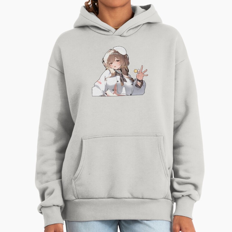Nikke Bready Goddess Of Victory Nikke Sticker Bready Case Unisex Hoodie Pullover Casual Streetwear Graphic Print 2