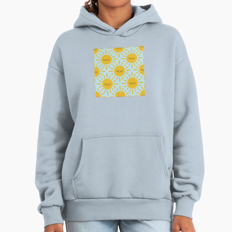 You Are My Sunshine - Pattern  Unisex Hoodie Pullover Casual Streetwear Graphic Print 2