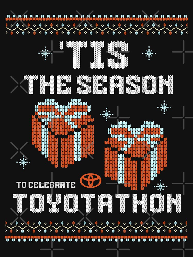 'Tis The Season For Toyotathon - Ugly Christmas Unisex Hoodie Pullover Casual Streetwear Graphic Print 3
