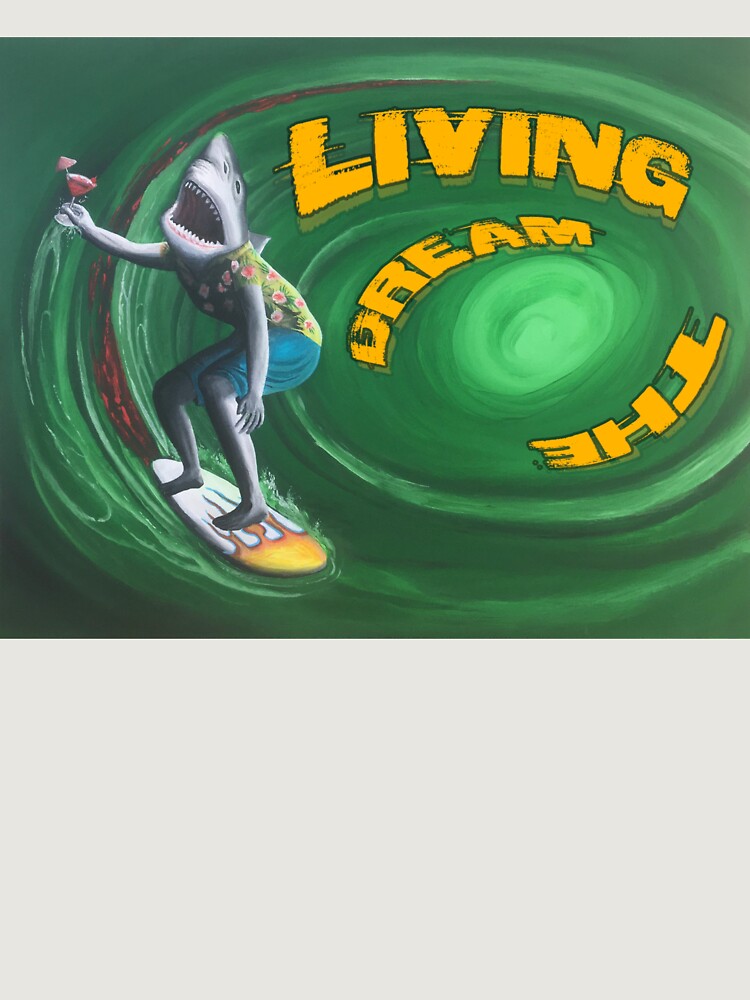 Living The Dream Unisex Hoodie Pullover Casual Streetwear Graphic Print 3