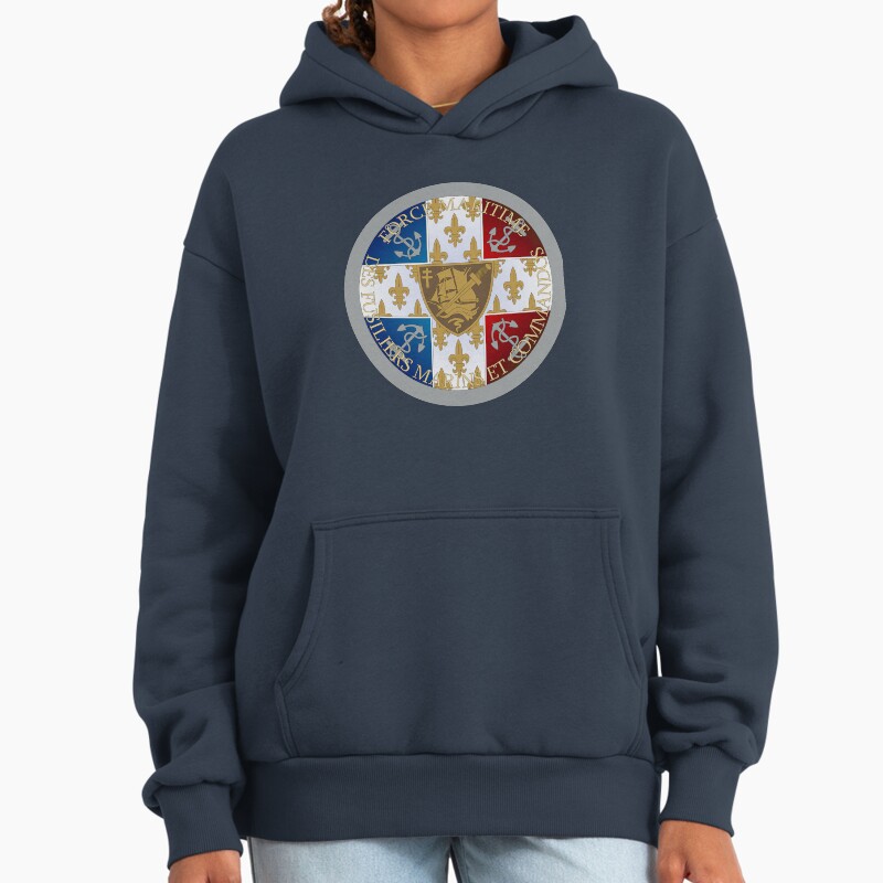 Forfusco - Force Maritime Des Fusiliers Marins Et Commandos (French Navy) Unisex Hoodie Pullover Casual Streetwear Graphic Print 2