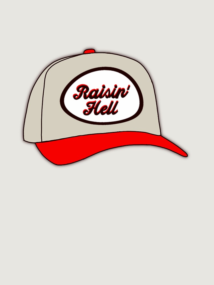 Raisin Hell Trucker Hat Unisex Hoodie Pullover Casual Streetwear Graphic Print 3
