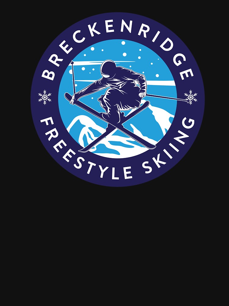 Breckenridge Freestyle Skiing Unisex Hoodie Pullover Casual Streetwear Graphic Print 3