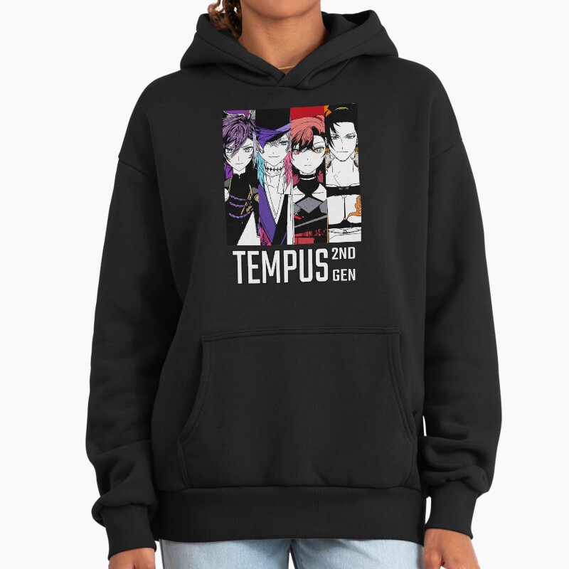 2Nd Tempus Unisex Hoodie Pullover Casual Streetwear Graphic Print 2