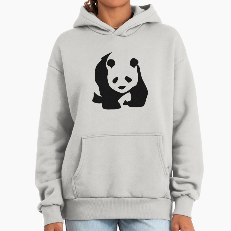 Panda 2 Unisex Hoodie Pullover Casual Streetwear Graphic Print 2