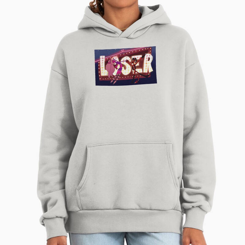 Helluva Boss Verosika X Barbie Wire Illustration Unisex Hoodie Pullover Casual Streetwear Graphic Print 2