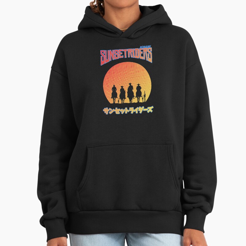 Sunset Riders Unisex Hoodie Pullover Casual Streetwear Graphic Print 2