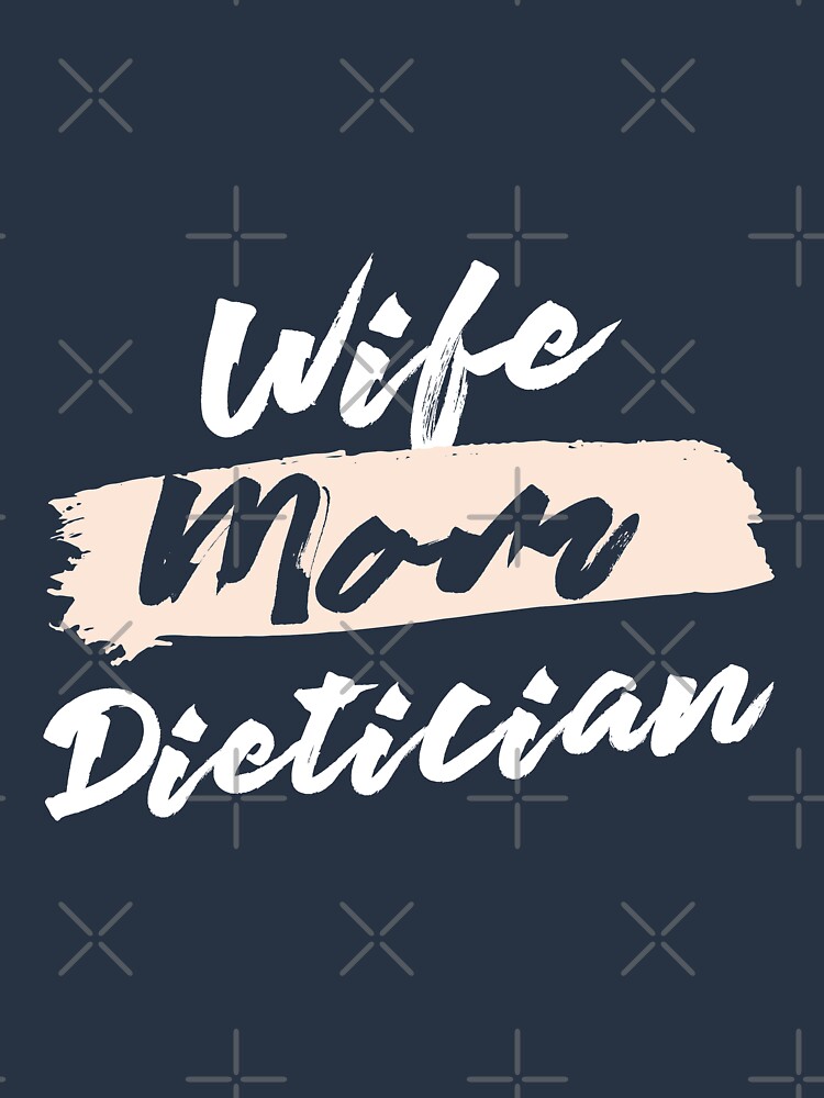 Cute Wife Mom Dietician Gift Idea Unisex Hoodie Pullover Casual Streetwear Graphic Print 3