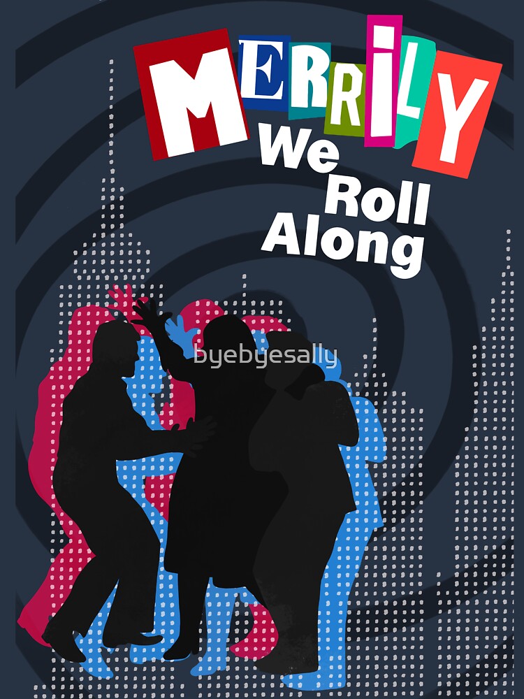 Merrily We Roll Along - Nyc Unisex Hoodie Pullover Casual Streetwear Graphic Print 3