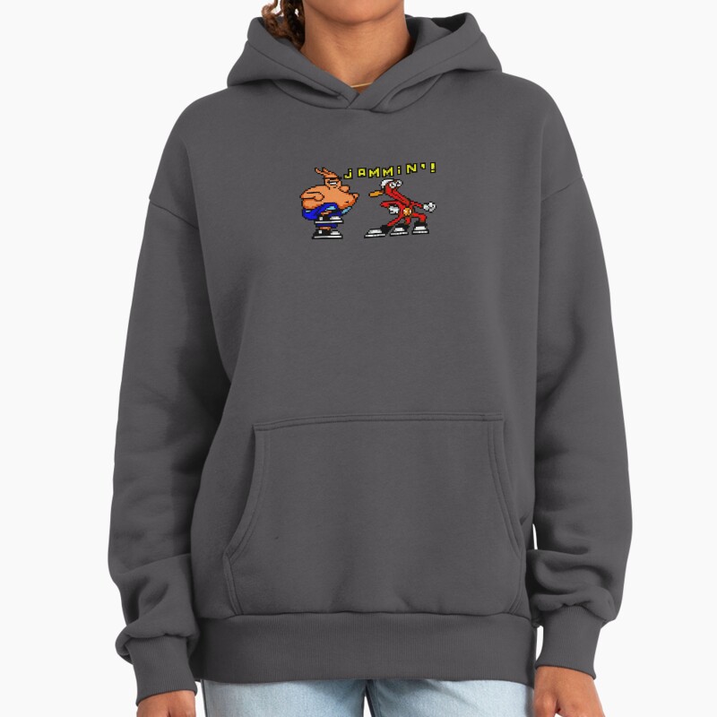 Toe Jammin' Unisex Hoodie Pullover Casual Streetwear Graphic Print 2