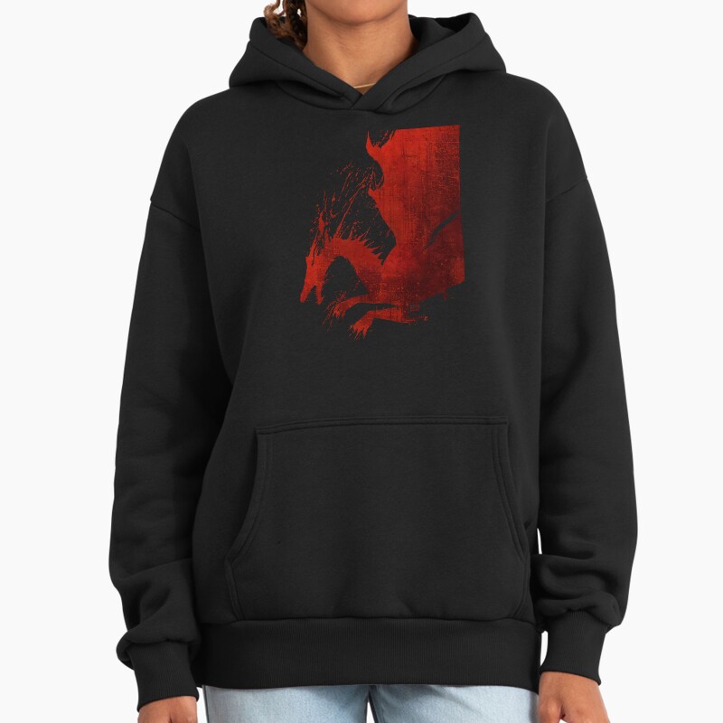 Dragon Age Origins: Blood Dragon V2 Unisex Hoodie Pullover Casual Streetwear Graphic Print 2