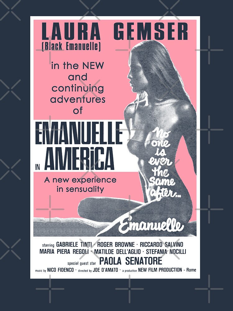 Emanuelle In America Laura Gemser Unisex Hoodie Pullover Casual Streetwear Graphic Print 3