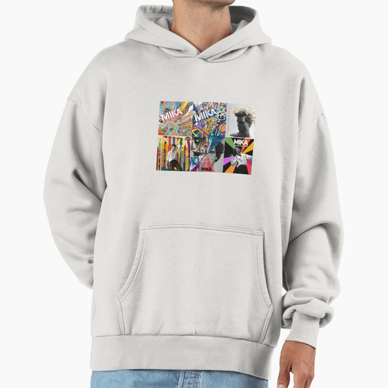 Mika Discography Unisex Hoodie Pullover Casual Streetwear Graphic Print