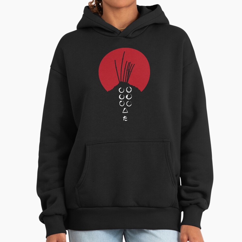Seven Samurai Black Shirt Unisex Hoodie Pullover Casual Streetwear Graphic Print 2