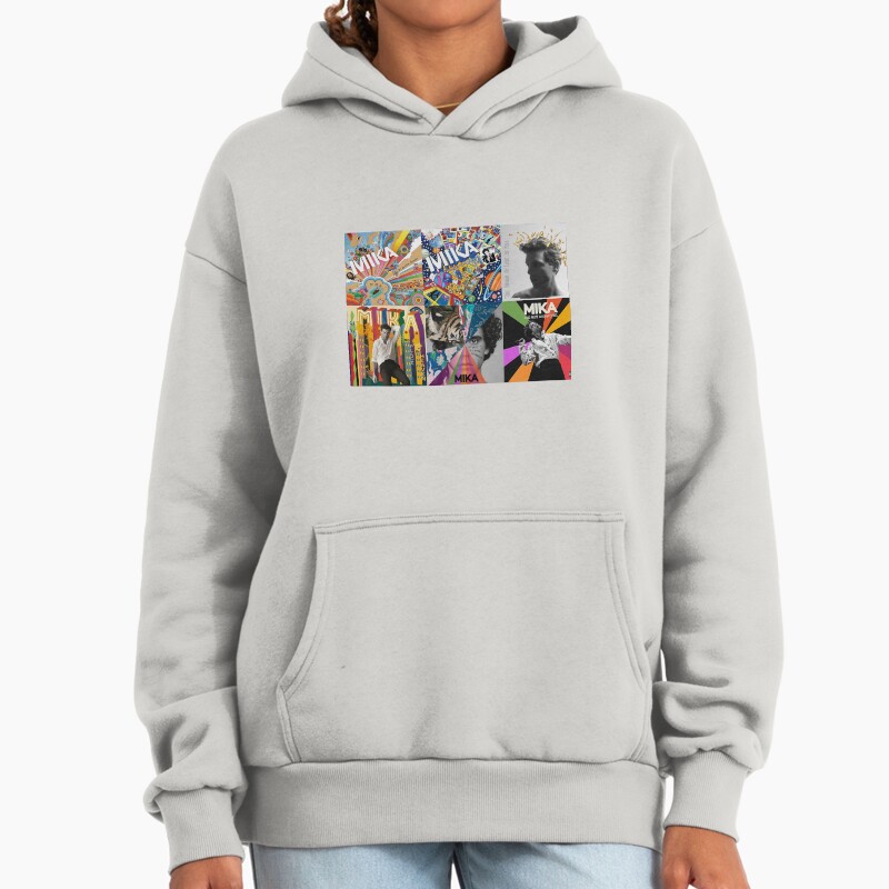 Mika Discography Unisex Hoodie Pullover Casual Streetwear Graphic Print 2