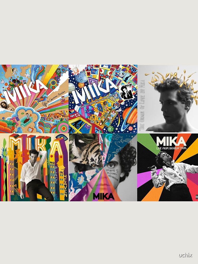 Mika Discography Unisex Hoodie Pullover Casual Streetwear Graphic Print 3