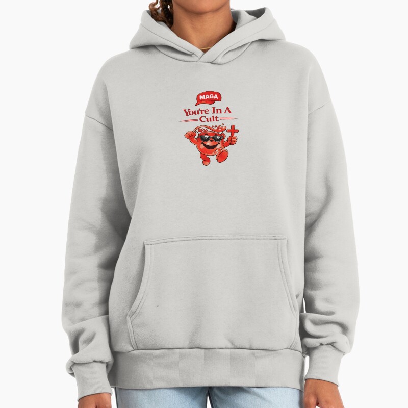 Cult Cross Unisex Hoodie Pullover Casual Streetwear Graphic Print 2