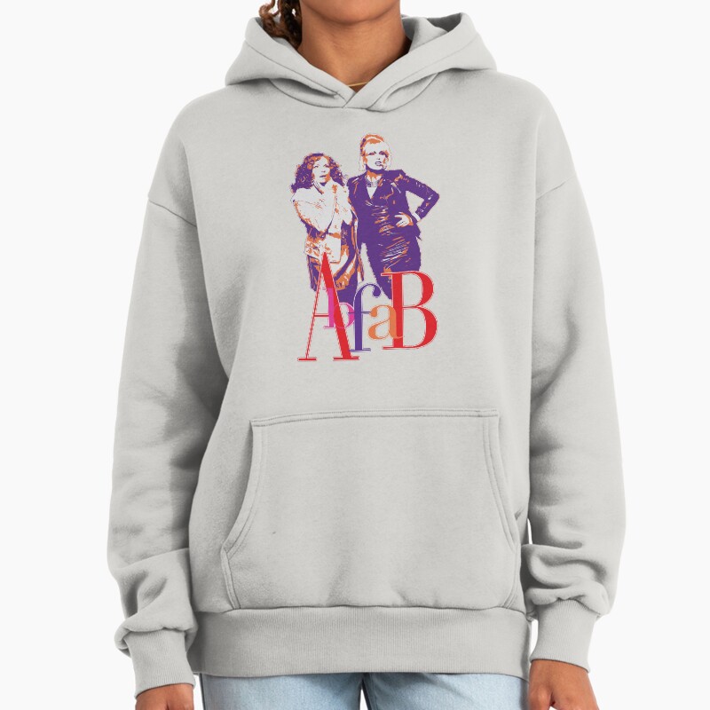 Abfab Unisex Hoodie Pullover Casual Streetwear Graphic Print 2