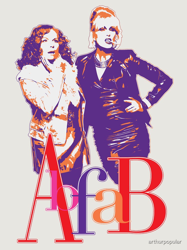 Abfab Unisex Hoodie Pullover Casual Streetwear Graphic Print 3