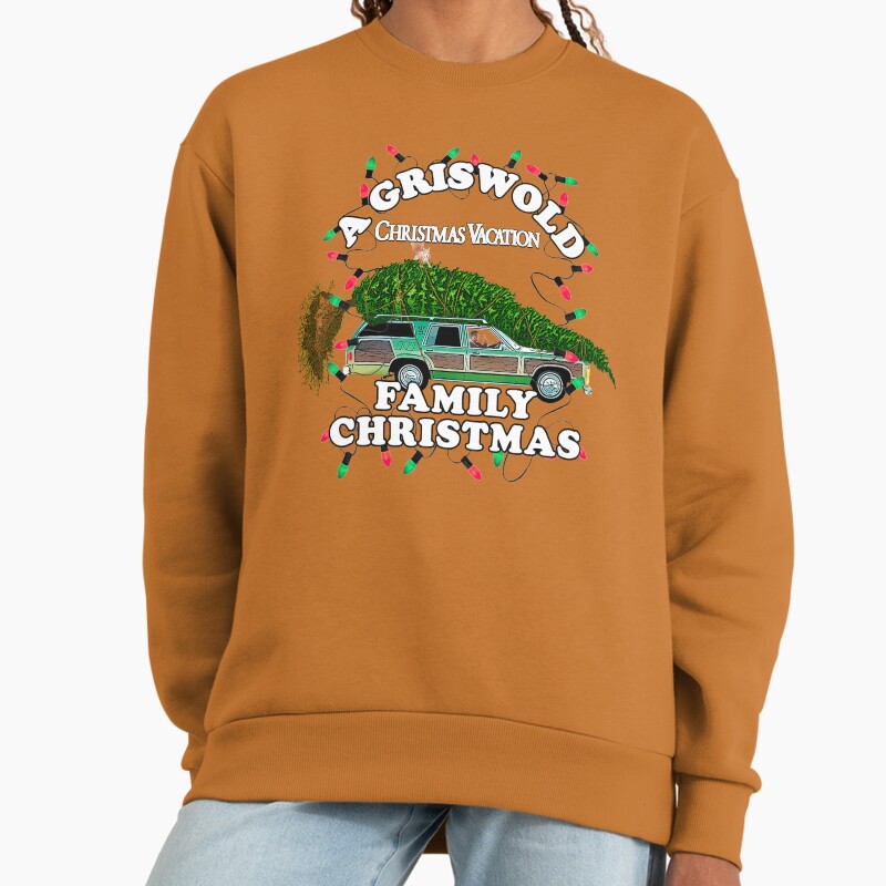 A Griswold Family Christmas Unisex Sweater Crewneck Pullover Casual Streetwear Graphic Print 2