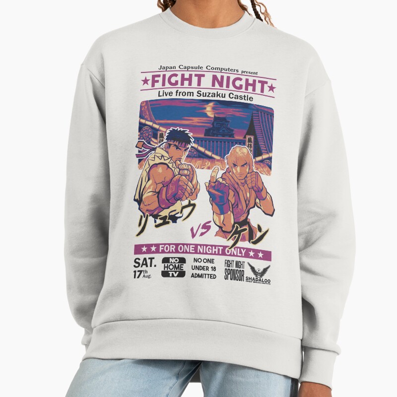 Live From Suzaku Castle Unisex Sweater Crewneck Pullover Casual Streetwear Graphic Print 2