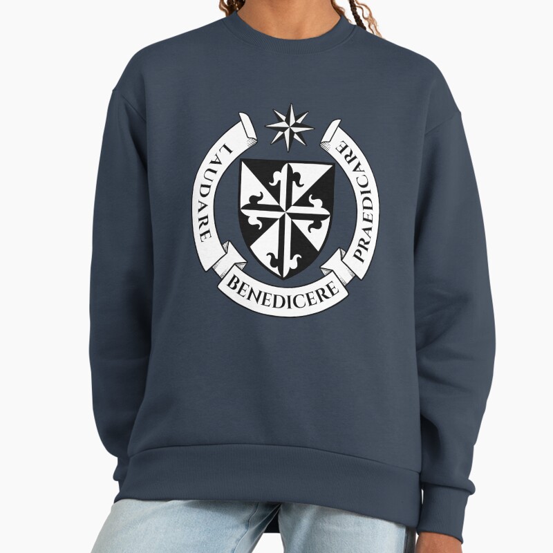Dominican Order Coat Of Arms Unisex Sweater Crewneck Pullover Casual Streetwear Graphic Print 2