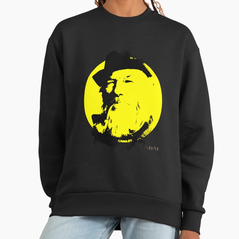 Sailor With A Pipe [Sun Series] Unisex Sweater Crewneck Pullover Casual Streetwear Graphic Print 2