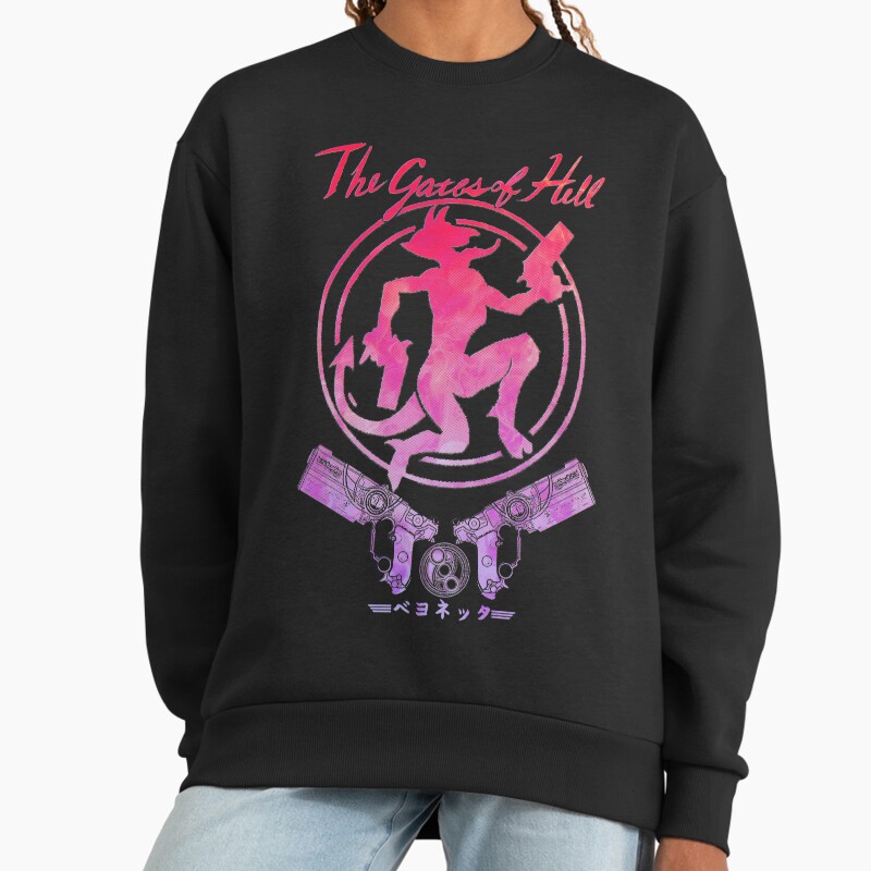 The Gates Of Hell Unisex Sweater Crewneck Pullover Casual Streetwear Graphic Print 2