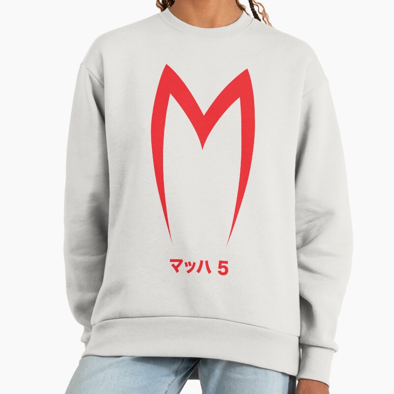 Speed Racer (Mach Go Go Go) Gogogo Unisex Sweater Crewneck Pullover Casual Streetwear Graphic Print 2