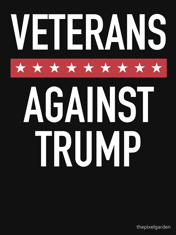 Veterans Against Trump Unisex Sweater Crewneck Pullover Casual Streetwear Graphic Print 3