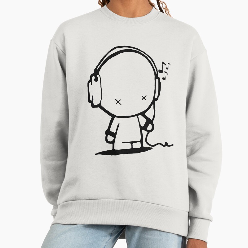 Music Man Unisex Sweater Crewneck Pullover Casual Streetwear Graphic Print 2