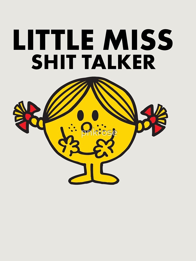 Little Miss Shit Talker Unisex Sweater Crewneck Pullover Casual Streetwear Graphic Print 3