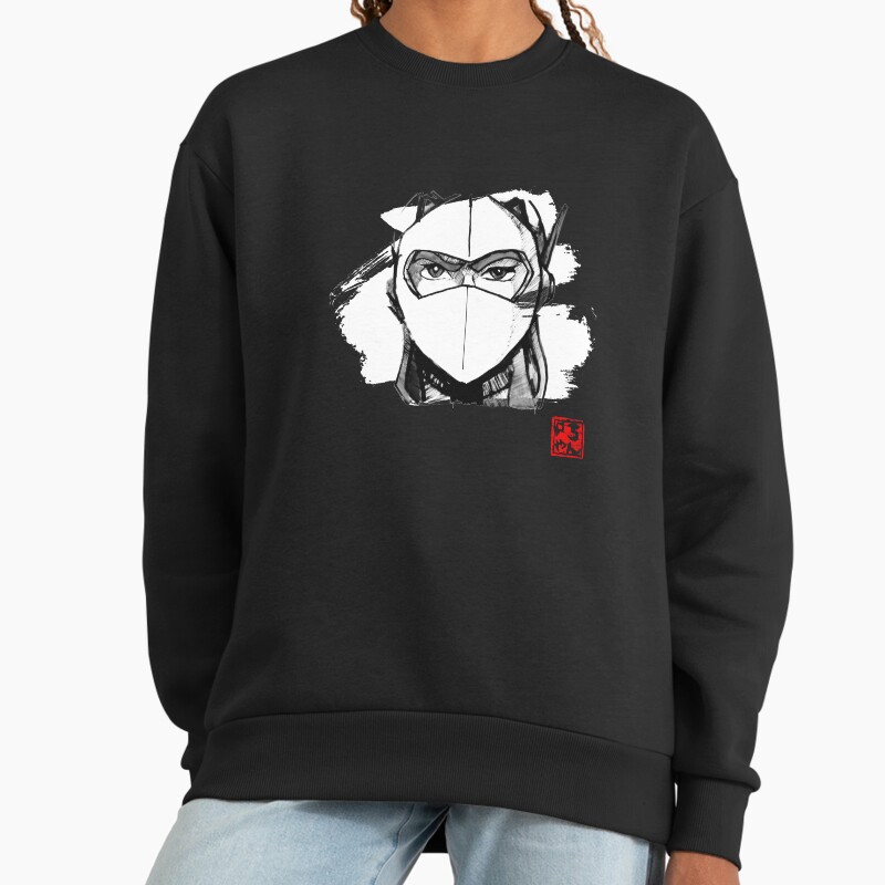 Actarus Unisex Sweater Crewneck Pullover Casual Streetwear Graphic Print 2