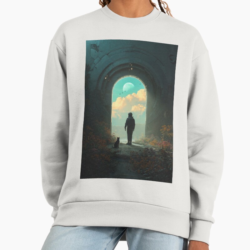 The Way Back Home Unisex Sweater Crewneck Pullover Casual Streetwear Graphic Print 2