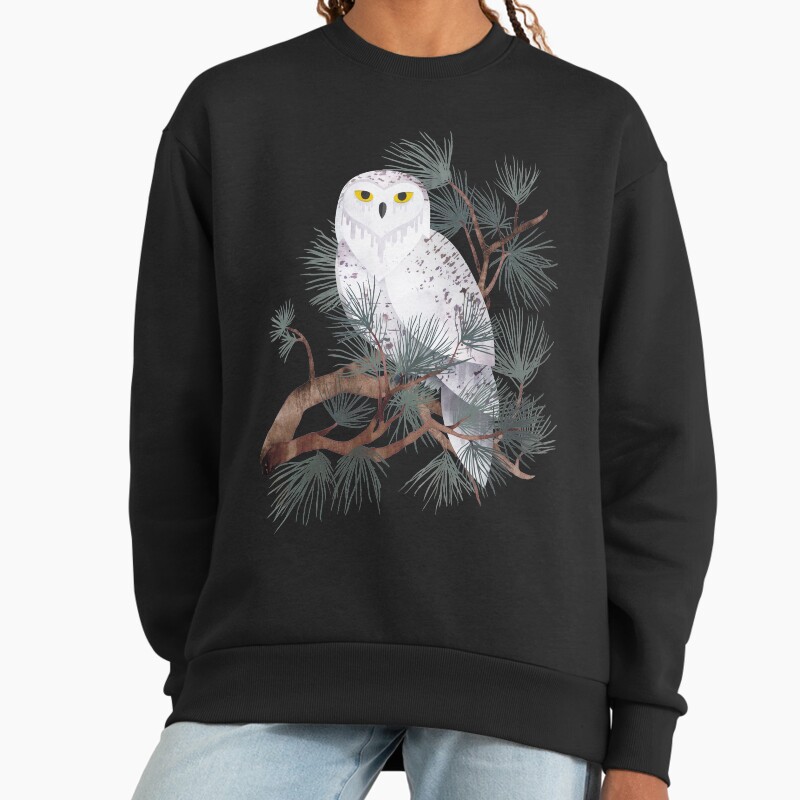 Snowy Unisex Sweater Crewneck Pullover Casual Streetwear Graphic Print 2