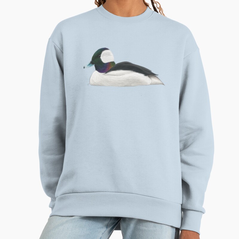 Bufflehead Unisex Sweater Crewneck Pullover Casual Streetwear Graphic Print 2