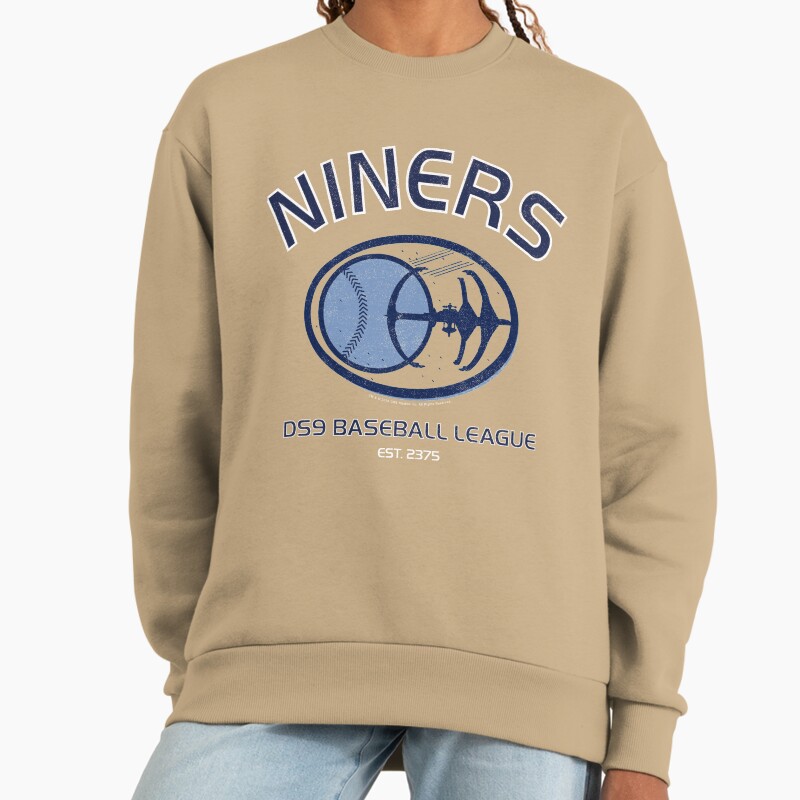 Star Trek Deep Space Nine Niners Ds9 Baseball League Unisex Sweater Crewneck Pullover Casual Streetwear Graphic Print 2