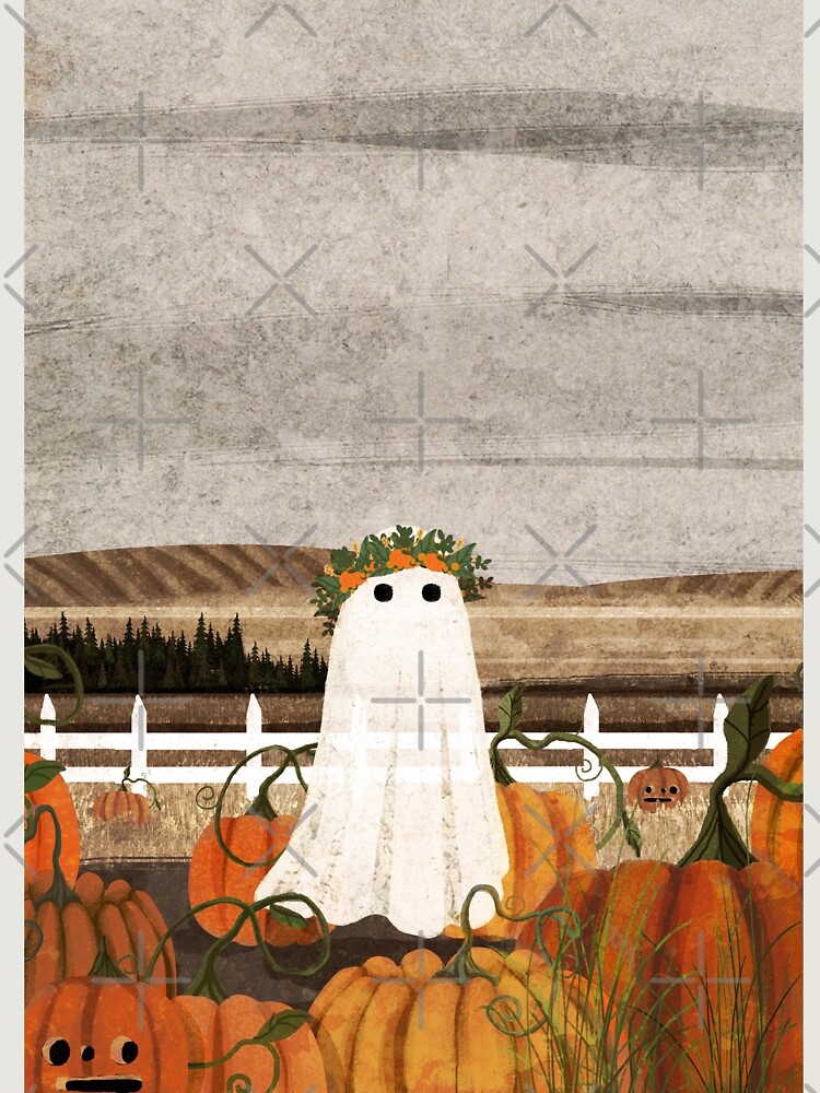 There'S A Ghost In The Pumpkins Patch Again... Unisex Sweater Crewneck Pullover Casual Streetwear Graphic Print 3