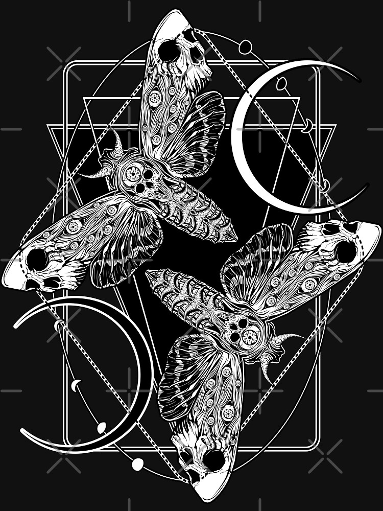 Dance Of The Death Moths Unisex Sweater Crewneck Pullover Casual Streetwear Graphic Print 3