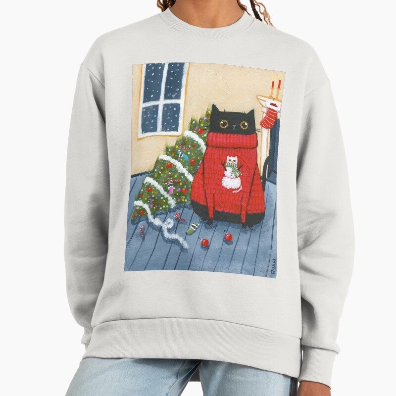 It Wasn'T Me Unisex Sweater Crewneck Pullover Casual Streetwear Graphic Print 2