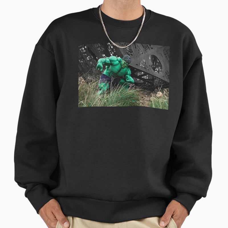 The Hulk Unisex Sweater Crewneck Pullover Casual Streetwear Graphic Print