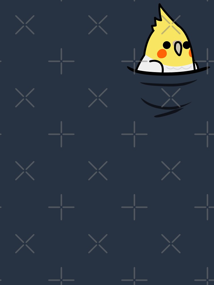 Too Many Birds! - Lutino Cockatiel Unisex Sweater Crewneck Pullover Casual Streetwear Graphic Print 3