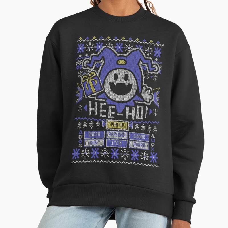 Ugly Christmas Sweater Jack Frost Unisex Sweater Crewneck Pullover Casual Streetwear Graphic Print 2