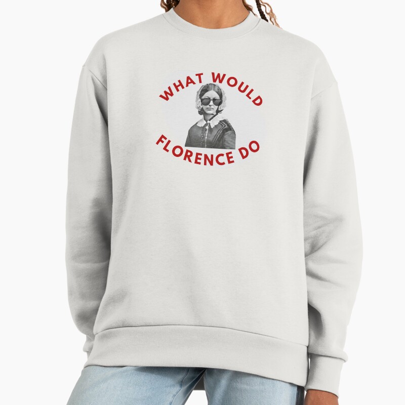 What Would Florence Do Unisex Sweater Crewneck Pullover Casual Streetwear Graphic Print 2